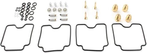 4 Sets Motorcycle Carburetor Rebuild Repair Kit Compatible with GSX750F 1998-2006 / GSF1200 2001-2006 Universal in Saudi Arabia