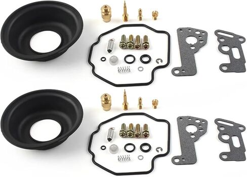 Motorcycle Carburetor Repair Rebuild Kit Diaphragm 2 Set Compatible XV535 XV500 XV 500 535 Universal in Kuwait