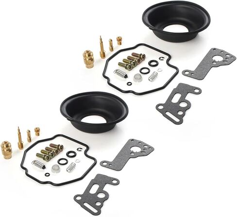 Motorcycle Carburetor Repair Rebuild Kit Diaphragm 2 Set Compatible XV535 XV500 XV 500 535 Universal in Kuwait