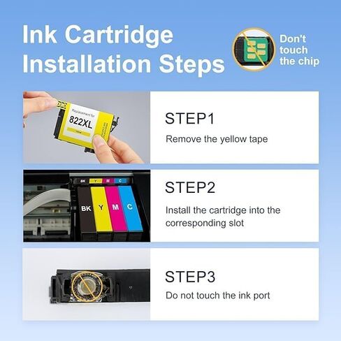 myCartridge SUPRINT 212XL خراطيش الحبر كومبو حزمة استبدال خرطوشة الحبر المعاد تصنيعها لخراطيش حبر Epson 212 لخراطيش حبر Epson XP-4100، XP-4105، WF-2830، WF-2850 حبر الطابعة 212 XL T212 (5 عبوات) in Kuwait