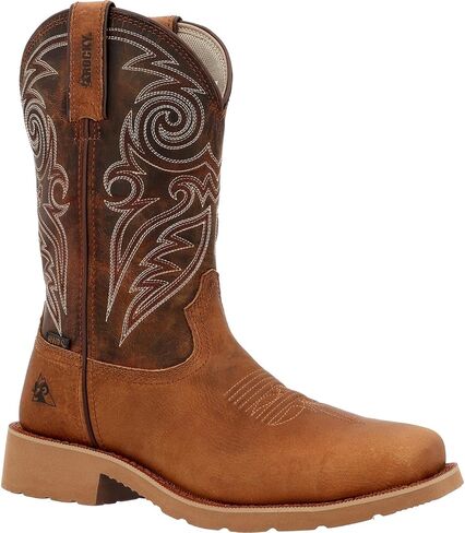Rocky Mens Monocrepe 12 Inch Waterproof Steel Toe Work/Duty - Brown in Saudi Arabia