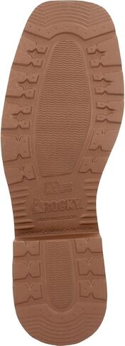 Rocky Mens Monocrepe 12 Inch Waterproof Steel Toe Work/Duty - Brown in Saudi Arabia