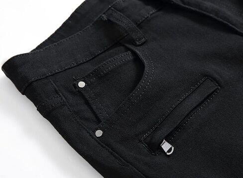 Men's Casual Summer Ripped Destroyed Distressed Short Jeans Straight Denim Shorts in Saudi Arabia