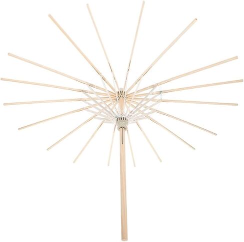 Cabilock Handmade Bamboo Paper Umbrella Holder Rack, Unique Support Frame Sturdy Base Insert Umbrella Accessories for Wedding and Photography in Saudi Arabia