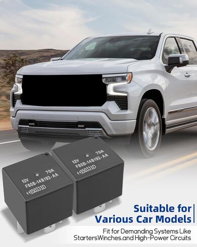 2PCS DH22-14B192-EA F80B-14B192-AA V23136-J4-X62 RELAY Automotive ، High Power Mini ISO ، 12VDC 70A ، V23136-J4-X89 in Kuwait