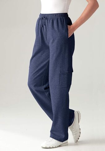 Woman Within Plus Size Better Fleece Cargo Sweatpant (Petite & Tall Available) in Saudi Arabia