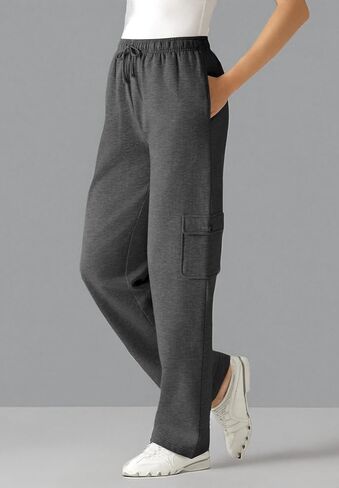 Woman Within Plus Size Better Fleece Cargo Sweatpant (Petite & Tall Available) in Saudi Arabia