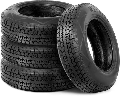 Halberd Premium New Trans Tires ST185/80d13 ، 6PR Load Range C ، 13in لتوفير الوقود الإطارات المصممة St185 80 13 للسفر/العربة/المناظر الطبيعية/الشحن/الأداة المساعدة/القارب/الحصان/المزرعة/المزرعة (حزمة 1) in Kuwait