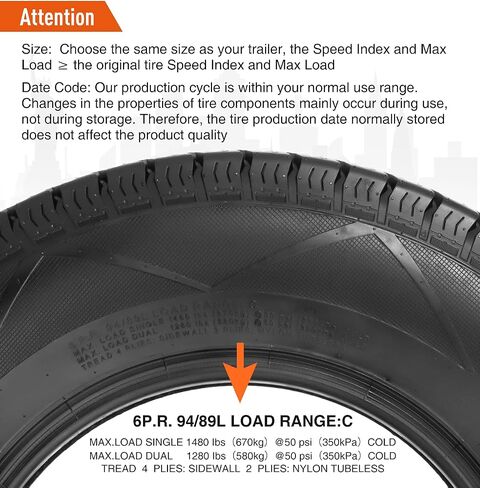 Halberd Premium New Trans Tires ST185/80d13 ، 6PR Load Range C ، 13in لتوفير الوقود الإطارات المصممة St185 80 13 للسفر/العربة/المناظر الطبيعية/الشحن/الأداة المساعدة/القارب/الحصان/المزرعة/المزرعة (حزمة 1) in Kuwait
