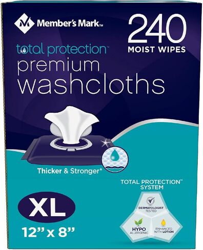 Member's Mark Adult Washcloths (240 Count) (2 Pack) in Saudi Arabia