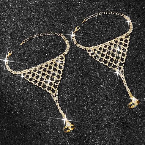 GORTIN Rhinestone Fingerless Gloves for Women Silver Sparkle Bridal Gloves for Wedding in Kuwait