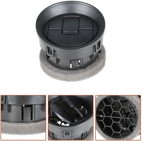 لفورد لـ F150 2009-2014 DASH AC Heater Outlet outlet uptled Vatter Black (البلاستيك) in Saudi Arabia