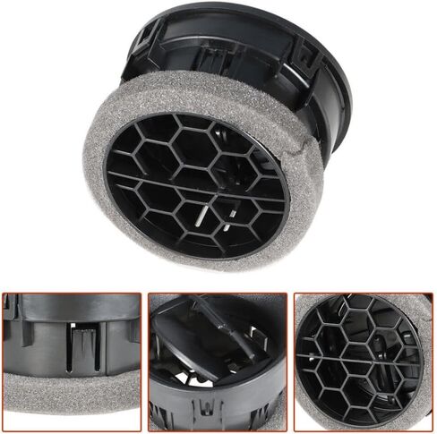 لفورد لـ F150 2009-2014 DASH AC Heater Outlet outlet uptled Vatter Black (البلاستيك) in Saudi Arabia