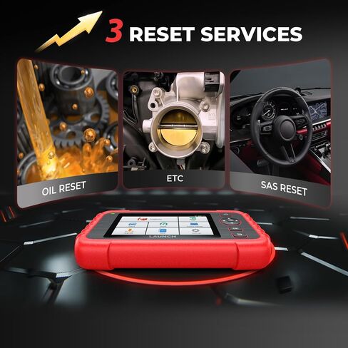 LAUNCH OBD2 Scanner CRP123X V2.0 Car Scanner, 2024 Lifetime Free Update Diagnostic Scan Tool with 7 Reset Services, ABS SRS Transmission Car Check Engine Code Reader, FCA AutoAuth, Battery Test in Saudi Arabia