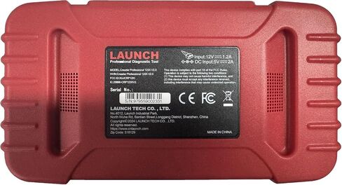 LAUNCH OBD2 Scanner CRP123X V2.0 Car Scanner, 2024 Lifetime Free Update Diagnostic Scan Tool with 7 Reset Services, ABS SRS Transmission Car Check Engine Code Reader, FCA AutoAuth, Battery Test in Saudi Arabia