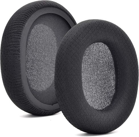 Replacement Fabric Ear Pads Cushion Earmuffs Compatible with SteelSeries Arctis 3 / Arctis 5 / Arctis 7 Arctis 9 / Arctis 1 / SteelSeries Arctis pro Lossless Wireless Gaming Headphone (Black_Blue) in Saudi Arabia