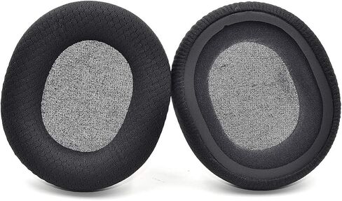 Replacement Fabric Ear Pads Cushion Earmuffs Compatible with SteelSeries Arctis 3 / Arctis 5 / Arctis 7 Arctis 9 / Arctis 1 / SteelSeries Arctis pro Lossless Wireless Gaming Headphone (Black_Blue) in Saudi Arabia