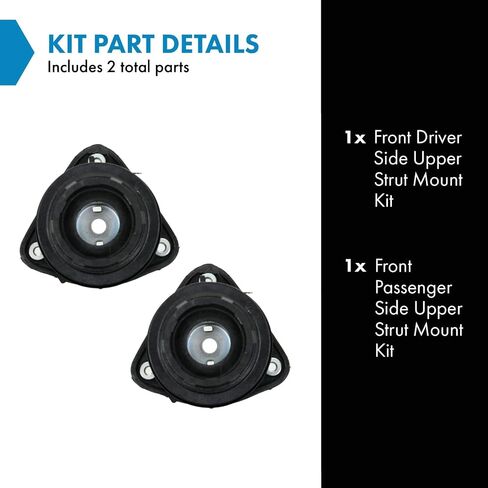 TRQ Front Upper Strut Mount Kit Compatible with 2004-2013 Mazda 3 2006-2014 5 2008-2013 Volvo C30 C70 2004-2011 S40 2005-2011 V50 in Saudi Arabia