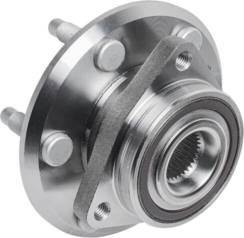 Detroit Axle - Wheel Bearing Hub لـ Chevy Traverse GMC Acadia و Buick Enclave Saturn Outlook W/ABS ، محمل العجلات الأمامية أو الخلفية وتجميع المحور in Kuwait