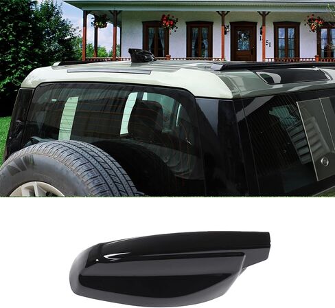 غطاء هوائي Piugilh متوافق مع Land Rover Defender 90 110 130 2020 2021 2022 2023 2024 2025 Accessories ، غطاء قاعدة إشارة سقف العلوي ، البيانو الأسود in Saudi Arabia