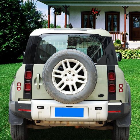 غطاء هوائي Piugilh متوافق مع Land Rover Defender 90 110 130 2020 2021 2022 2023 2024 2025 Accessories ، غطاء قاعدة إشارة سقف العلوي ، البيانو الأسود in Saudi Arabia