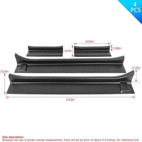 Door Sill Guards Door Entry Guards +& 20 for Jeep for Gladiator 2020-2022 for Wrangler 2018-202,for Jeep for Gladiator 2020-2022 for Wrangler 2018-202 Black DSGDEGFJWJ2GJ2 in Saudi Arabia