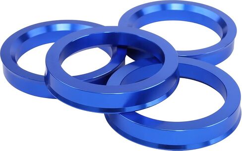 4pc 78.1 to 95.1 Black Hub Centric Rings Aluminium Alloy Wheel Center Rings Hubrings 95.1 to 78.1 ID=78.1mm OD=95.1mm in Saudi Arabia