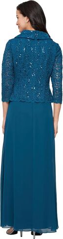 Alex Evenings Women's Portrait Collar Mock in Saudi Arabia
