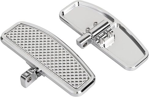Chrome Diamond Driver Passenger Front Rear Floorboard Footboards Bracket Mount Kit For Harley Touring Electra Glide Road Glide Street Glide Road King Ultra Limited Tri Glide 1993-2023 in Kuwait
