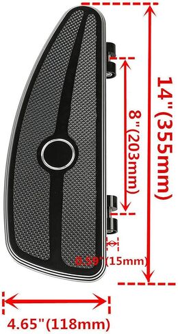 TCMT Front Rider Footboard Floorboard Fit For Harley Touring Road King Electra Street Road Glide 1986-2025 Trike Models 2008-2023 Softail FL 1986-2017 Switchback FLD 2012-2016 in Saudi Arabia