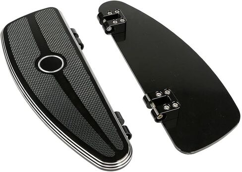 TCMT Front Rider Footboard Floorboard Fit For Harley Touring Road King Electra Street Road Glide 1986-2025 Trike Models 2008-2023 Softail FL 1986-2017 Switchback FLD 2012-2016 in Saudi Arabia