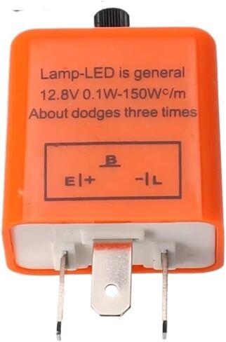 السرعة القابلة للتعديل مرحل 12V 3 دبوس LED Flasher سهلة التثبيت متوافق مع مختلف مصابيح إشارة الدوران in Saudi Arabia