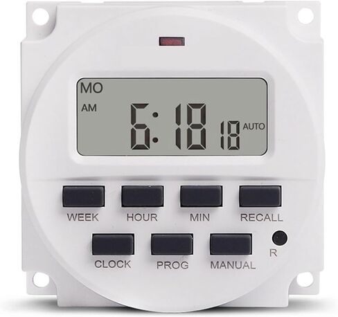NNR- TM618N-2 1.6 بوصة الرقمية 220V AC التبديل مؤقت المبرمج مع ترحيل وظيفة وقت العد التنازلي in Saudi Arabia
