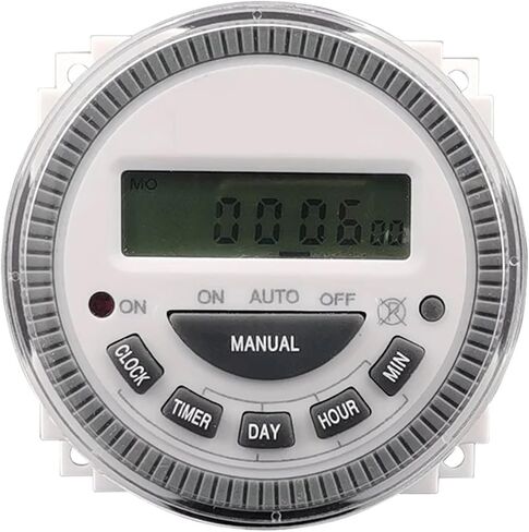 Timer Digital Timer Digital Timer قابل للبرمجة 220 فولت التبديل 30A 200-250VAC ضمان مع غطاء دليل الغبار in Saudi Arabia