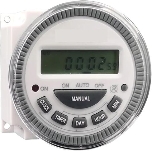 Timer Digital Timer Digital Timer قابل للبرمجة 220 فولت التبديل 30A 200-250VAC ضمان مع غطاء دليل الغبار in Saudi Arabia