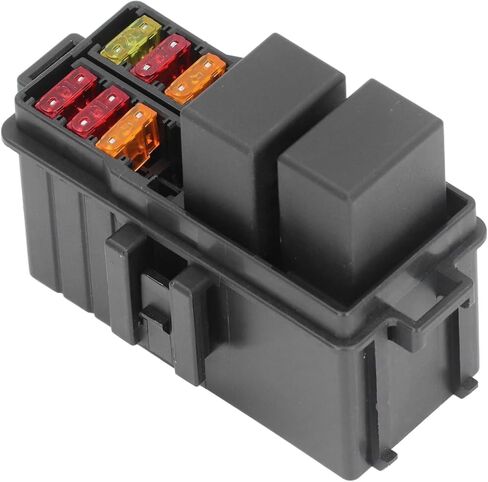 Fuse Relay Box with 2PCS 12VDC 30A 5 Pin Relays and 6PCS 5A 10A 20A Fuses for Car Boat in Saudi Arabia