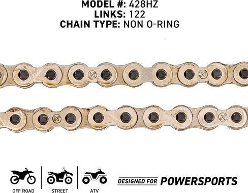 NICHE Drive Sprocket Chain Combo for Suzuki RM85 Front 14 Rear 47 Tooth 428HZ Standard 122 Links in Kuwait