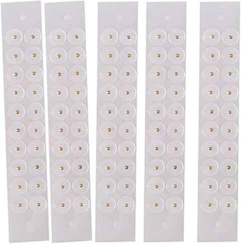 100Pcs Acupunctures Beads Auricular Ear Sticker Massage Ear Acupunctures Patches Clear Disposables Ear Sticker Easy Use in Kuwait