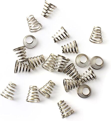 10 PCS دراجة العجلة Skewer Spring Fethet Steel Pike Hub Hub Quick Releved Lever Mafts Spring for Cycling Mountain Road Bike Bike Spring Spring Freff in Saudi Arabia
