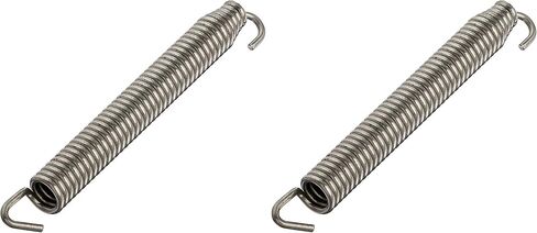منتجات Helix Racing Products 495-9900 100 مم زنبرك أنابيب العادم من الفولاذ المقاوم للصدأ ، (حزمة 2) in Kuwait