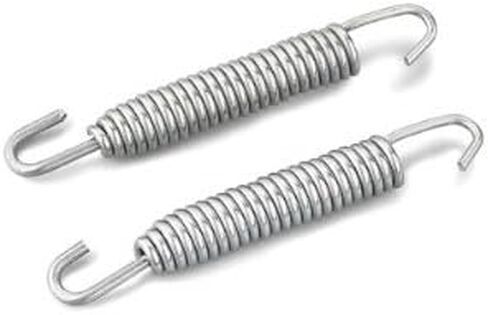 منتجات Helix Racing Products 495-9900 100 مم زنبرك أنابيب العادم من الفولاذ المقاوم للصدأ ، (حزمة 2) in Kuwait