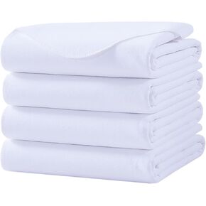 Underpads القابلة للغسل ، 34 "× 72" (حزمة من 4) امتصاص ثقيل إضافي ، واقي مراتب مقاوم للماء 100 ٪ ، وموت ، المنزل الفانيلا للأطفال ، والبالغين ، والحيوانات الأليفة ، والسرير ، والأريكة ، والأريكة ، والأرضية ، والمنزل in Saudi Arabia