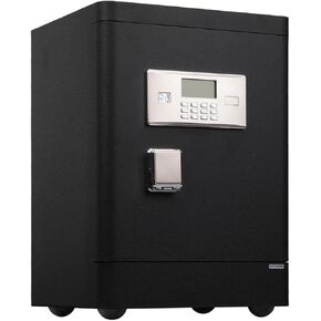[0.66 قدم] صندوق آمن منزلي، خزائن خزانة للمنزل، آمن للمستندات مع لوحة مفاتيح إلكترونية للتركيب على الحائط أو الأرضية، صندوق أمان شخصي مع رف قابل للإزالة للأعمال المكتبية والفندقية، 0.66 قدم in Kuwait