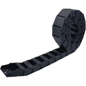 Cable Chain 18x18 18x25 18x37 18x50 mm Bridge Type Non-Opening Semi-Enclosed Plastic Towline Transmission Drag Chain for CNC(18X50 MM_SEMI-Enclosed) in Saudi Arabia