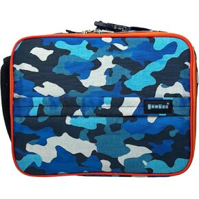 حقيبة غداء Yumbox Kids ، تحمل صندوق الغداء وزجاجة ماء ، 3 طرق للحمل ، الإغلاق بسحاب ، داخل شبكات السوستة ، ومسح نسيج نظيف مع بطانة EVA لعزل إضافي ، وأزهار الخشخاش in Kuwait