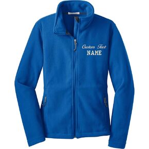 INK STITCH Ladies Custom Stitching Text Value Fleece Jackets - 12 Colors in Kuwait