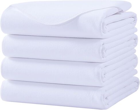 Underpads القابلة للغسل ، 34 "× 72" (حزمة من 4) امتصاص ثقيل إضافي ، واقي مراتب مقاوم للماء 100 ٪ ، وموت ، المنزل الفانيلا للأطفال ، والبالغين ، والحيوانات الأليفة ، والسرير ، والأريكة ، والأريكة ، والأرضية ، والمنزل in Saudi Arabia