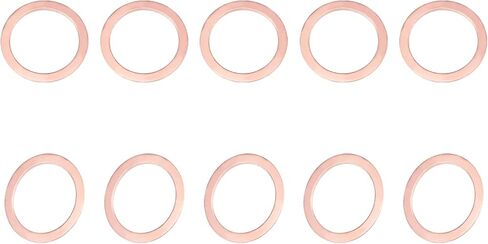 33mmx42.5mmx2mm(IDxODxT) Flat Copper Sealing Washers - 5Pack - Good for Industrial Machinery M33 Screws - Copper Flat Ring Gaskets in Saudi Arabia