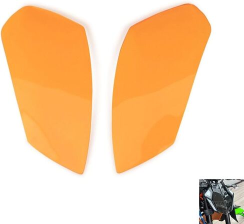 ALMART دراجة نارية Acrylic الأمامية العدسة الأمامية غطاء واقي الأمامي واقي الأمام ل KTM 390 DUKE 2024+ رمادي in Kuwait
