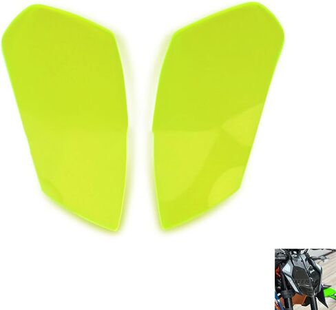ALMART دراجة نارية Acrylic الأمامية العدسة الأمامية غطاء واقي الأمامي واقي الأمام ل KTM 390 DUKE 2024+ رمادي in Kuwait